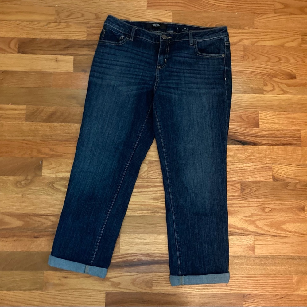 Simply Vera Vera Wang Mid-Rise Capris Size 8